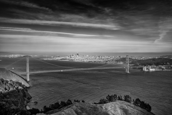 San Francisco, California from the Marin headlands